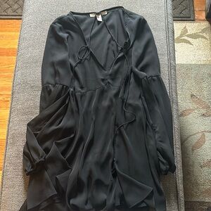Forever 21 Womens Black Sheer Blouse